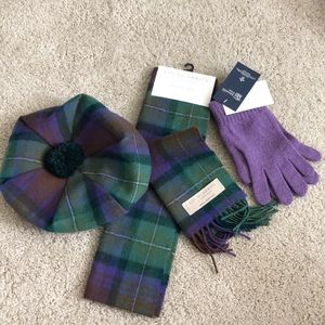 Lambswool Scarf, Hat, Glove Set